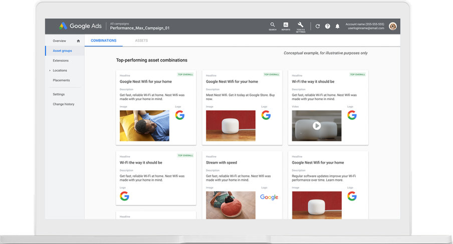 Toevoegingen aan insights Google Ads 4
