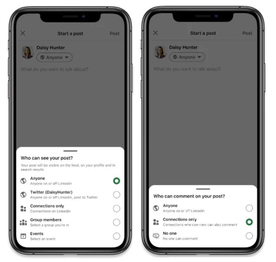 Linkedin zichtbaarheid en antwoordbeheer